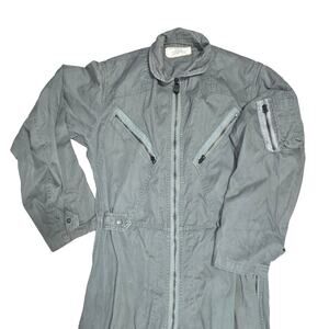 Vintage 1960s Vietnam Era Men's Med Military Air Force Flight Suit Coveralls